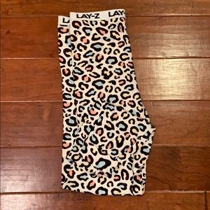 Colorful Leopard Print Pajama Leggings